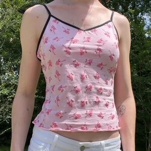 2/$40 Early 2000’s Pink Panther Top